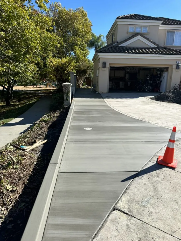 Reliable landscape design in Morgan Hill, CA - Gray Concrete