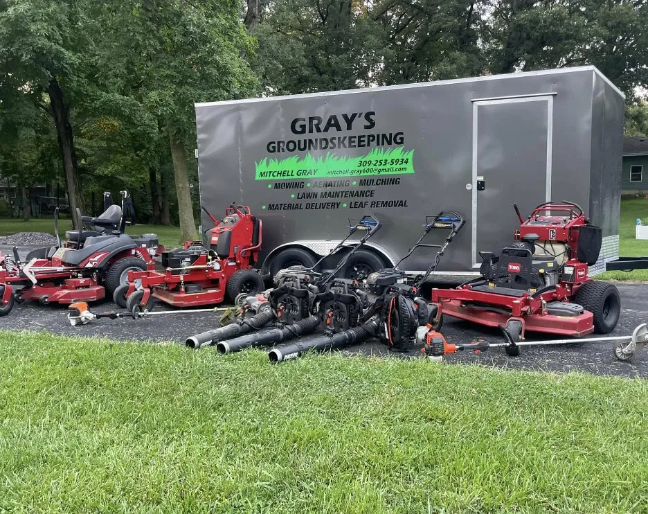 Local landscaping services for residential properties in Washington, IL by Gray's Groundskeeping