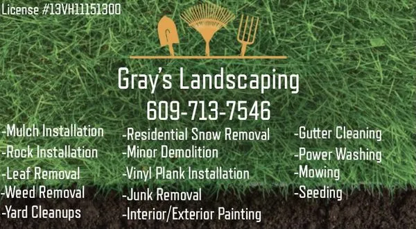 Gray's Landscaping Logo