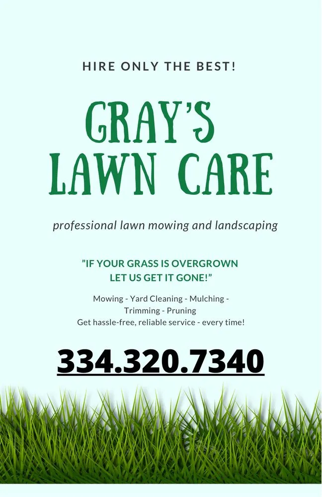 Custom yard maintenance experts serving Pike Road, AL - Grays lawn care