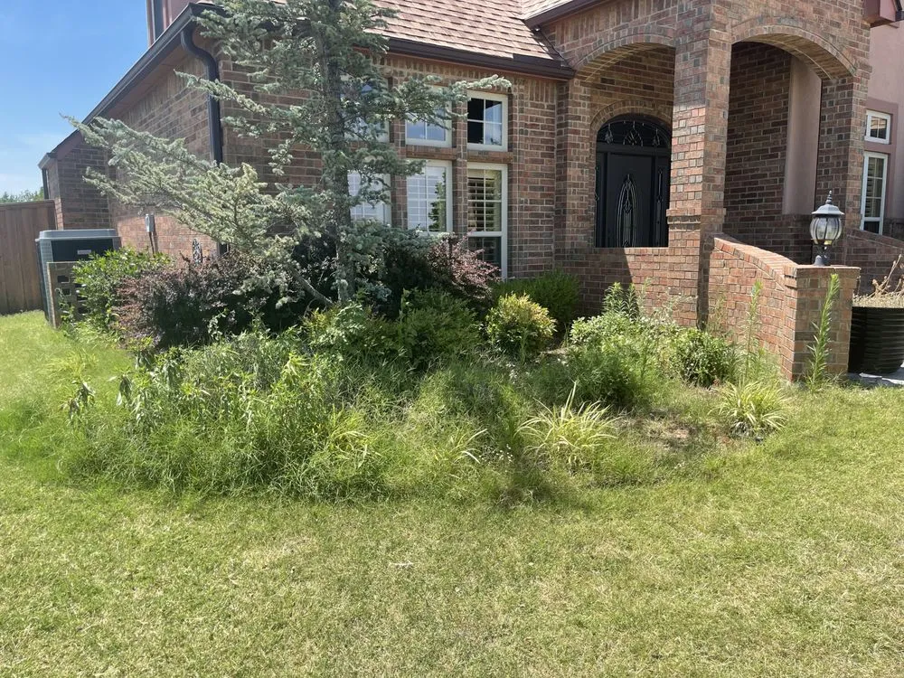 Custom yard cleanup service for outdoor upgrades in Lawton, OK by Gray's Lawn Care Service and Home Repair