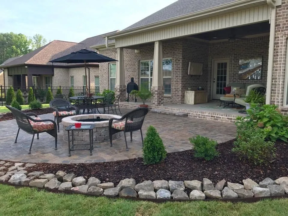 Affordable landscape installation in Athens, AL by Grayson Bailey Landscaping & Design