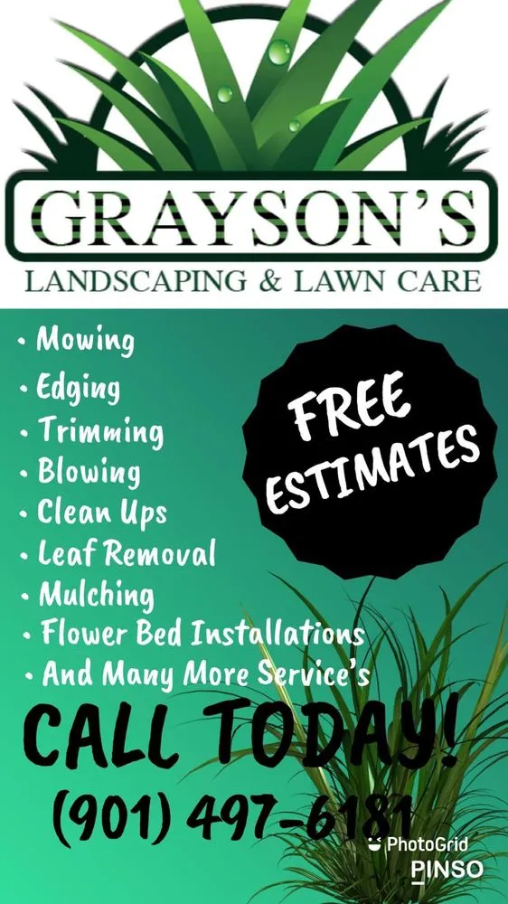 Top-rated yard maintenance in Memphis, TN - Grayson's Landscaping & Lawn care