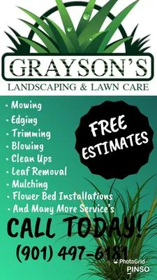 Grayson's Landscaping & Lawn care Logo