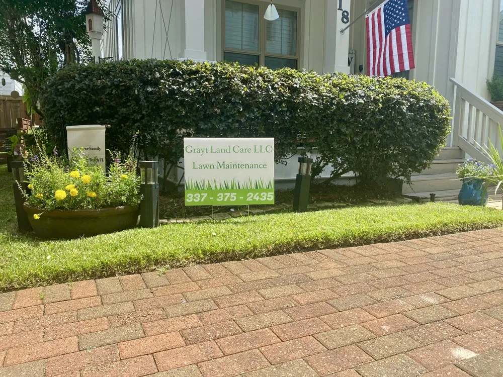 Expert lawn care service in Santa Rosa Beach, FL by Grayt Land Care