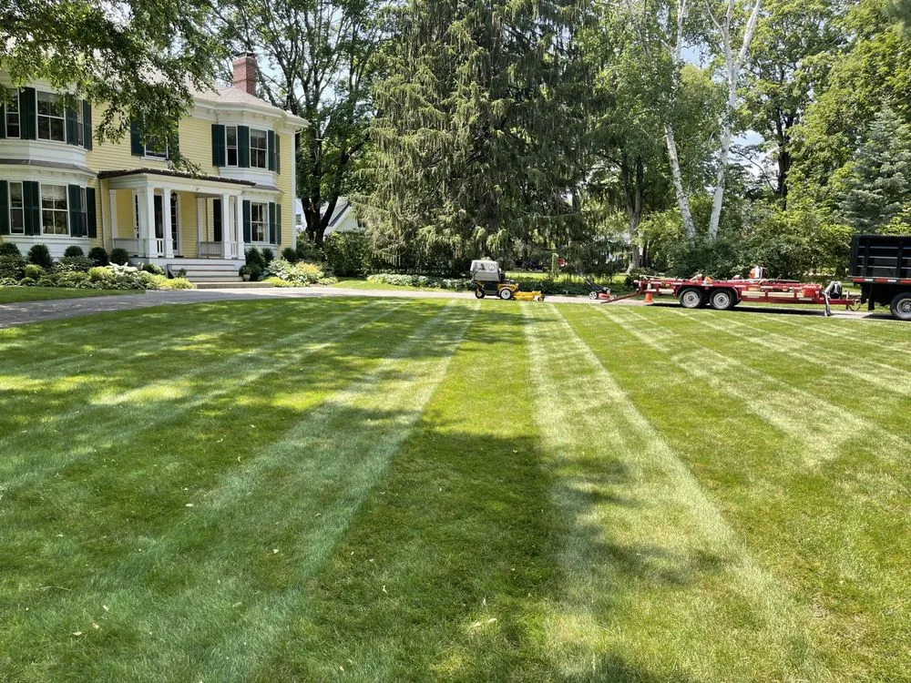 Reliable landscape installation for beautiful yards in Concord, MA by GRAZE Lawn & Garden