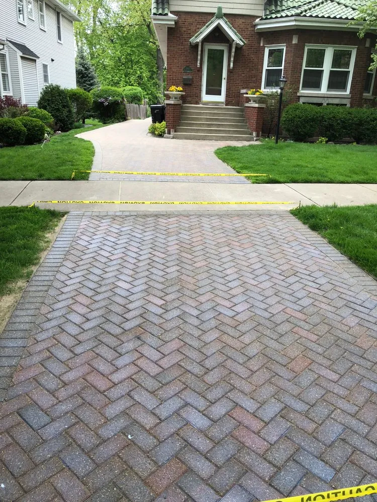 Local lawn mowing service in Des Plaines, IL by Great American Brick Paving