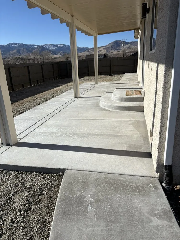 Custom residential landscaping for residential properties in Sparks, NV by Great Basin Concrete
