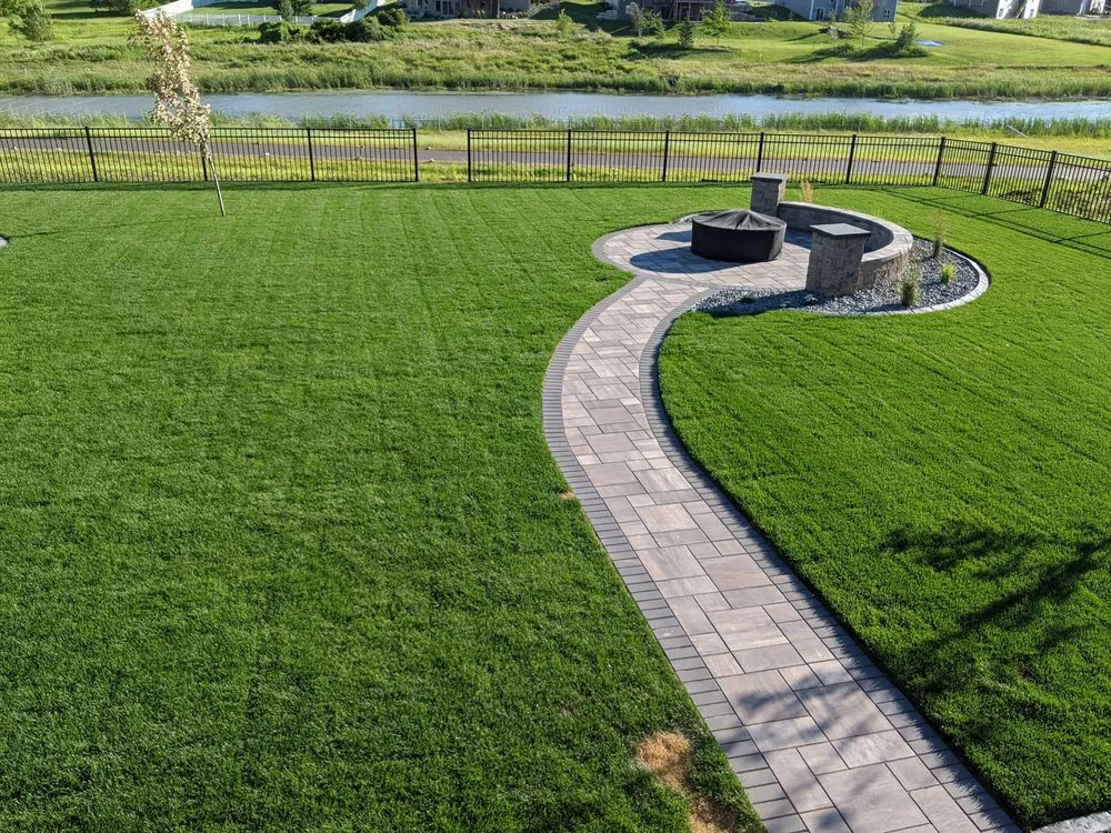 Custom lawn care service with custom design across Appleton, WI - Great Escapes Handscaping