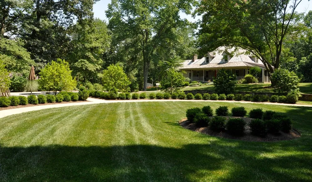 Professional landscape installation for residential properties in Sterling, VA by Great Falls Landscapes