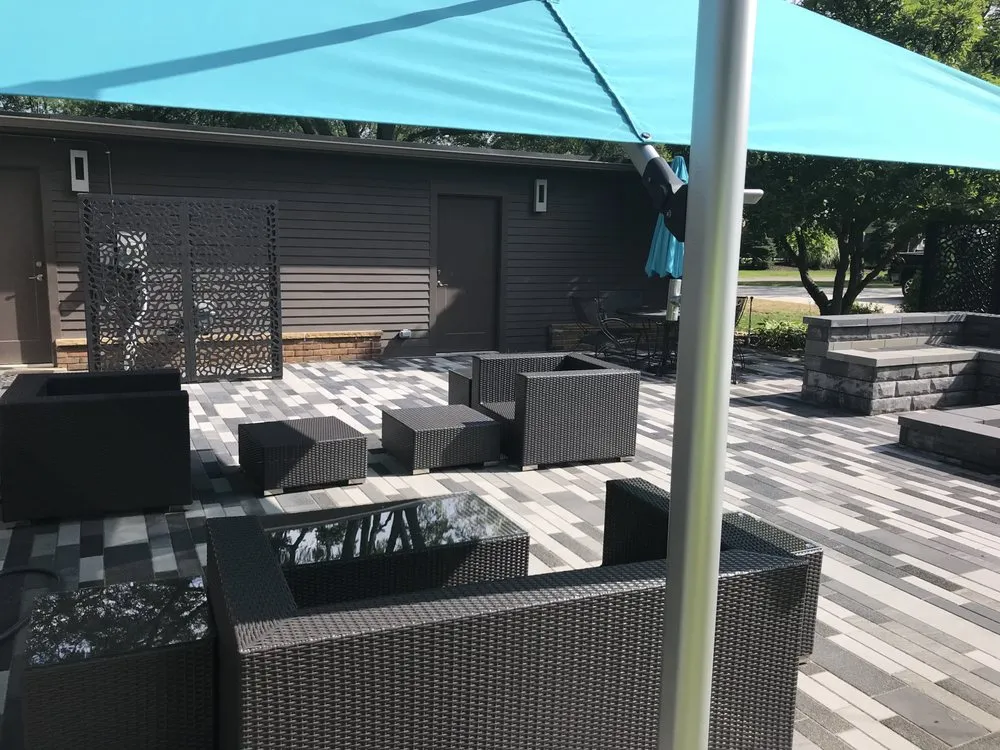 Professional landscape installation in Chesterfield, MI by Great Lakes Landscaping