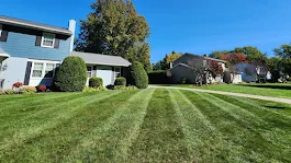 Trusted lawn mowing service with custom design in Girard, PA by Great Lakes Landscaping
