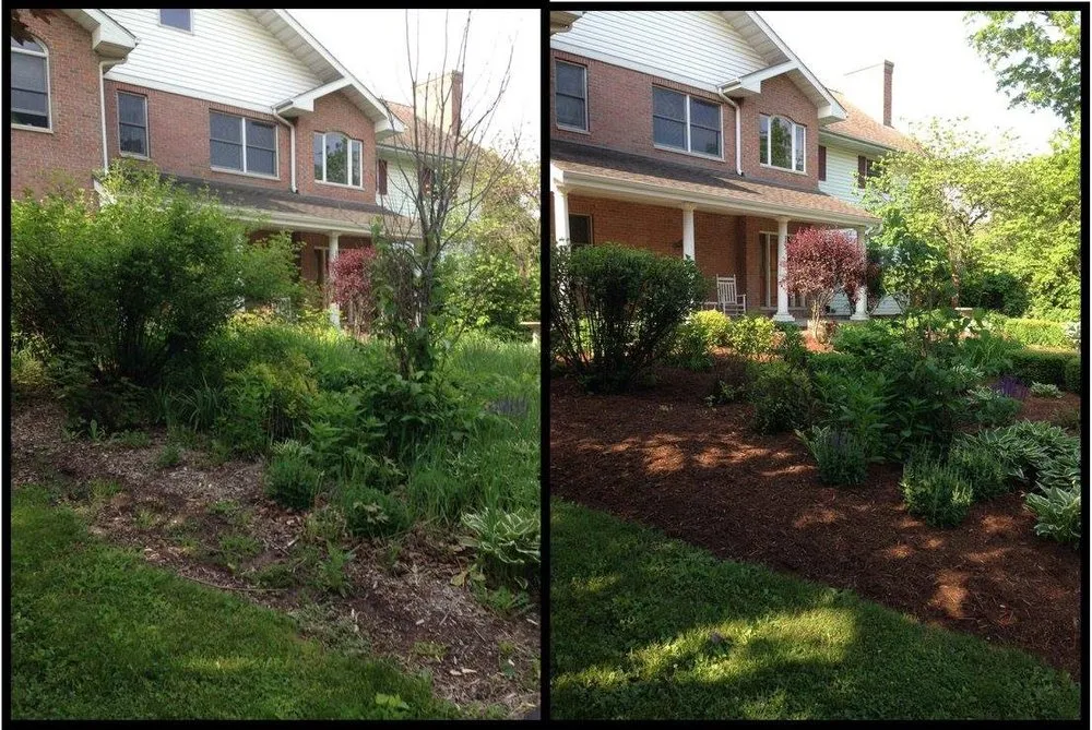 Custom yard cleanup service with custom design in Marengo, IL by Great Lakes Lawn and Landscape