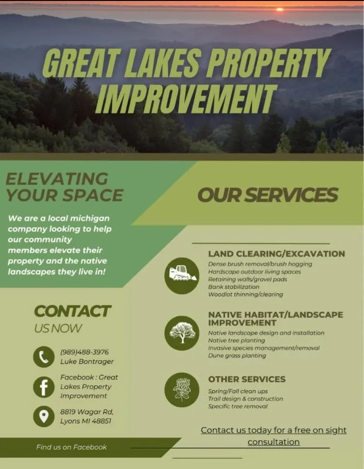 Reliable yard cleanup service near you across Lyons, MI - Great Lakes Property Improvement