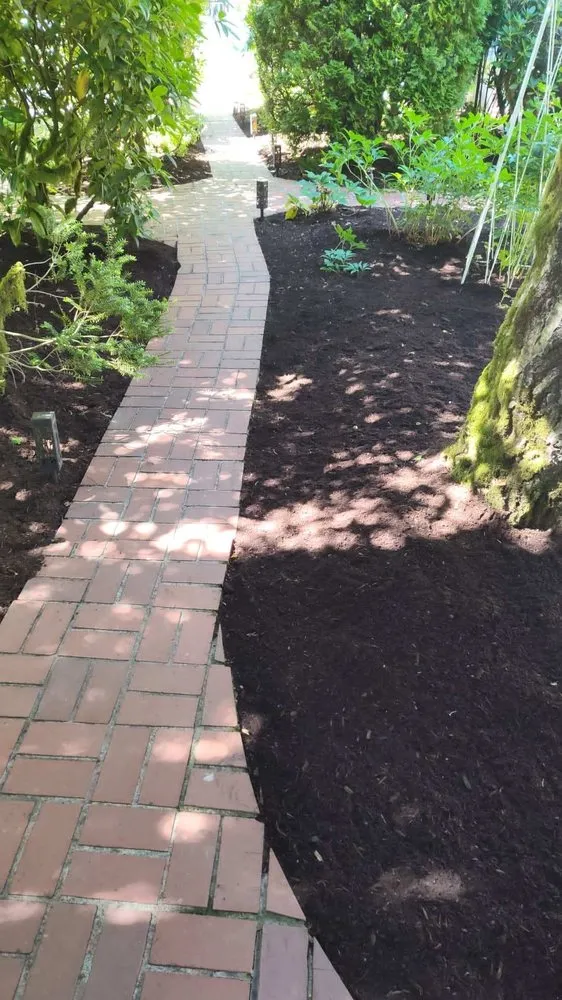 Local lawn care service with custom design in Olympia, WA by Great Lawns