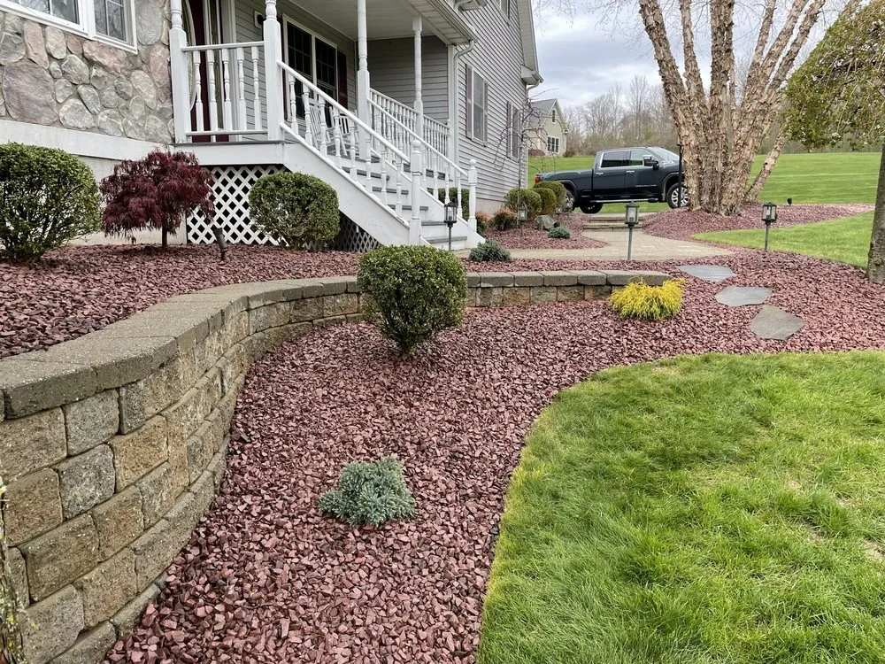 Custom garden landscaping for year-round maintenance across pleasant valley, NY - Great Oak Landscaping