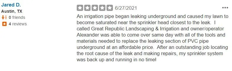 Reliable landscape installation experts serving San Antonio, TX - Great Republic Landscaping & Irrigation