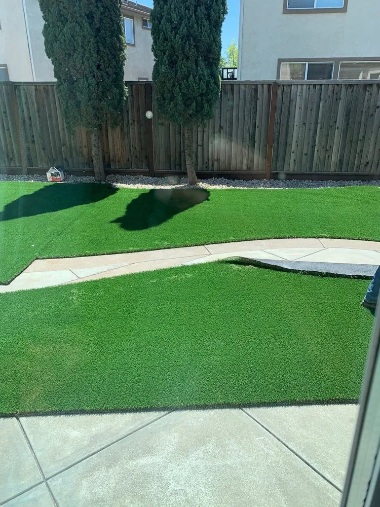 Professional lawn mowing service for residential properties in Fairfield, CA by Great Scape Landscaping Construction