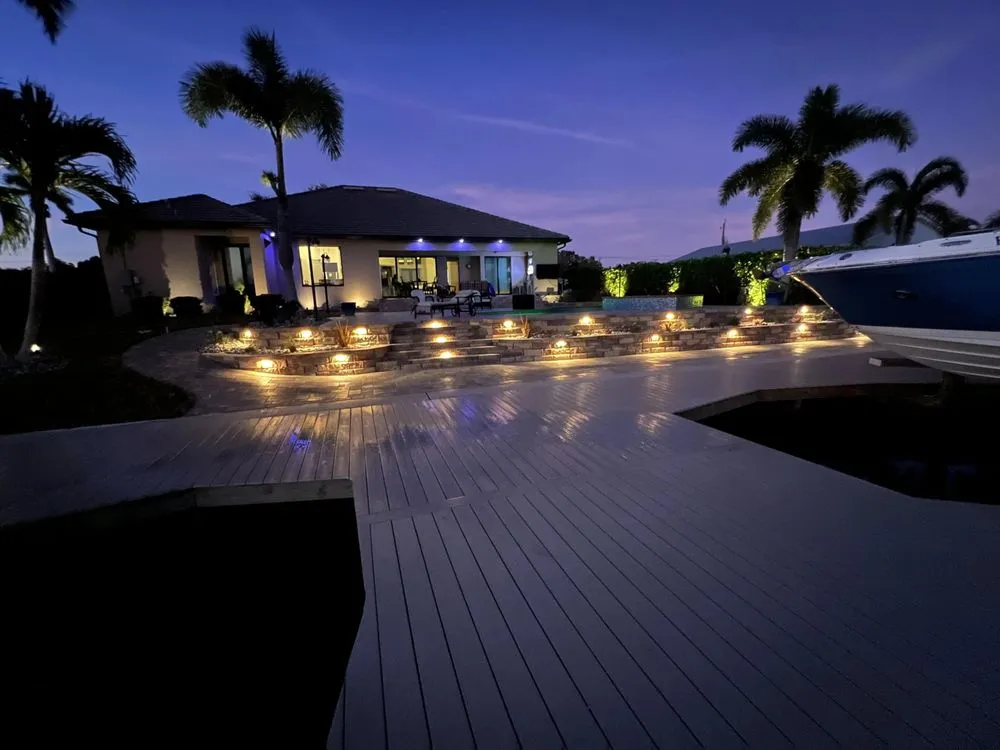 Custom landscape installation with custom design across Fort Myers, FL - Great Scapes Landscaping & Lighting