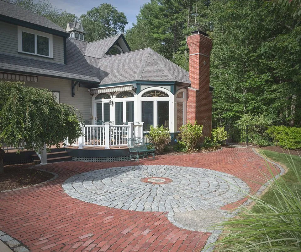 Affordable garden landscaping in Barrington, NH by Great View Landscape