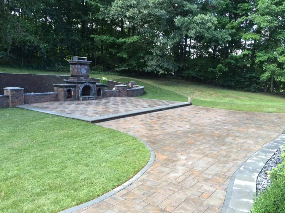 Custom outdoor landscaping in Barrington, NH - Great View Landscape