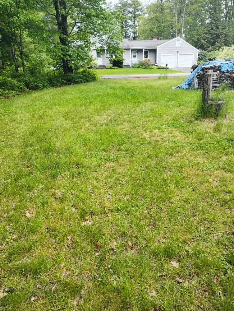 Custom landscape design for beautiful yards in Topsham, ME by Great Works Enterprises