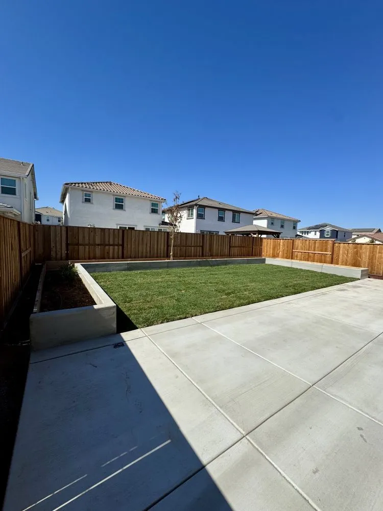 Affordable lawn care service for beautiful yards in Stockton, CA by Greater Valley Concrete