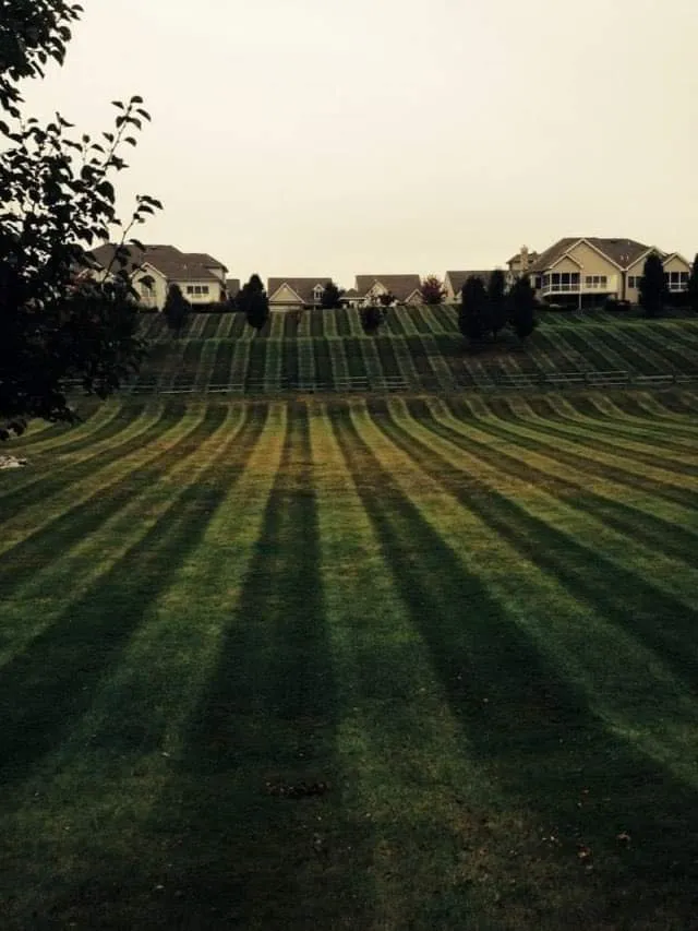 Custom lawn mowing service for residential properties in Hamburg, PA by Greatscapes