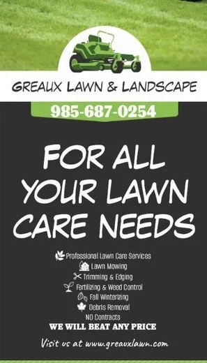 Reliable lawn care service in Hammond, LA by Greaux Lawn and Landscape