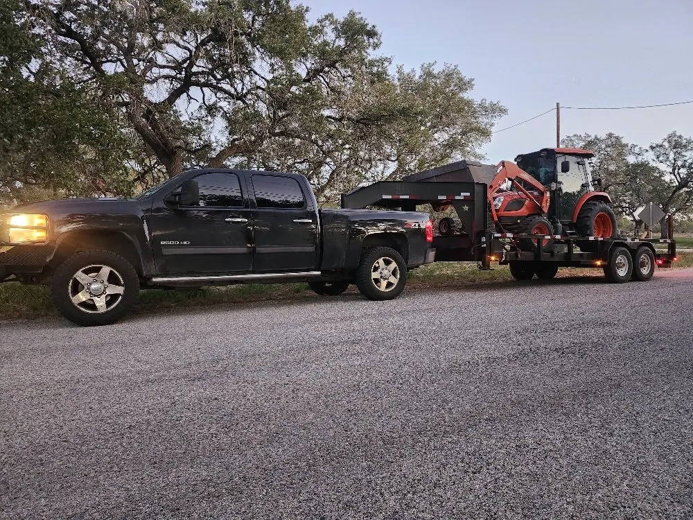 Custom landscape design in Poteet, TX by Greaux Tractor Service