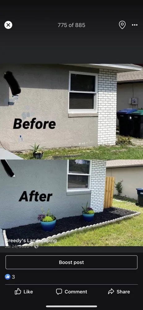 Top-rated lawn mowing service in Orlando, FL - Greedy's Landscaping