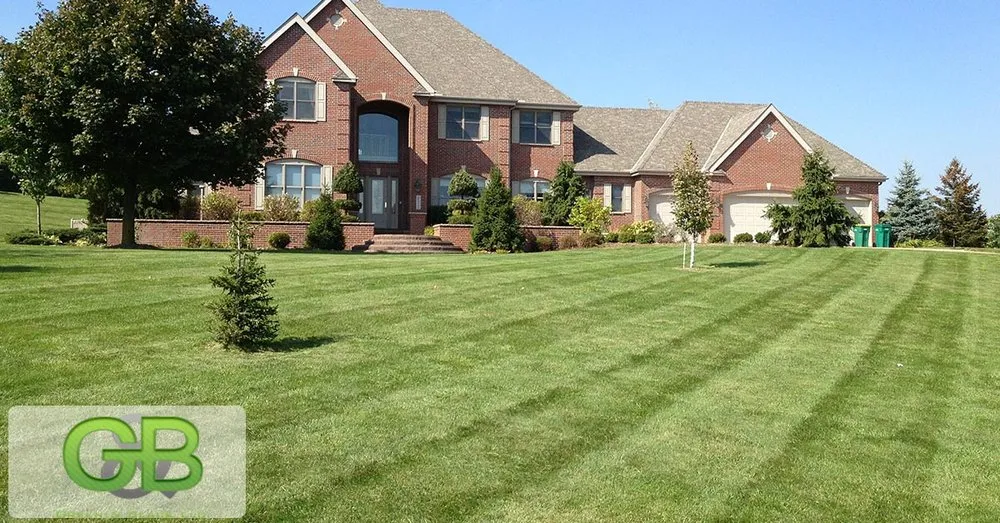 Expert lawn mowing service in Apple Valley, MN - Green & Black