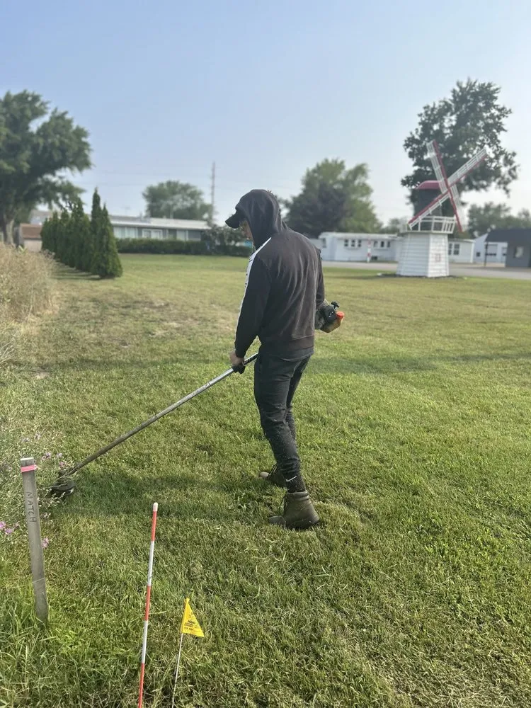 Custom lawn mowing service for outdoor upgrades in Holland, MI by Green 360