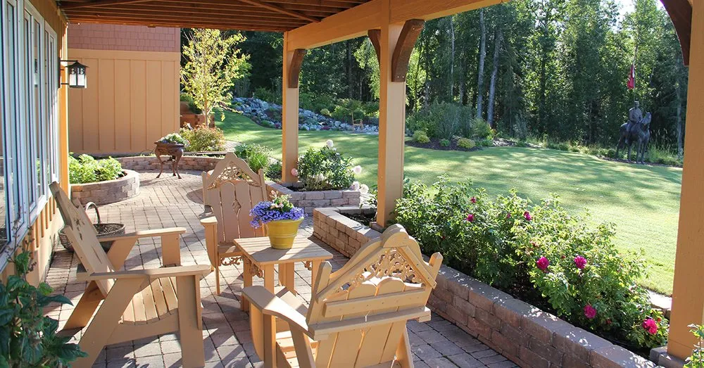 Professional lawn mowing service with custom design across Anchorage, AK - Green Acres