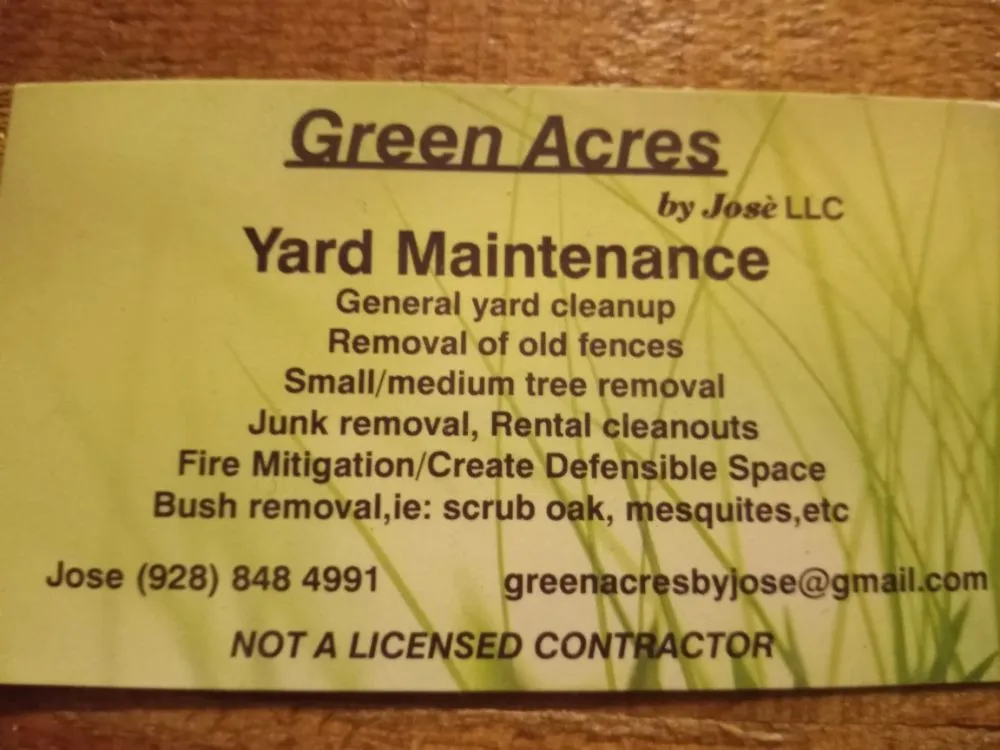 Reliable lawn mowing service in Mayer, AZ by Green Acres by Jose