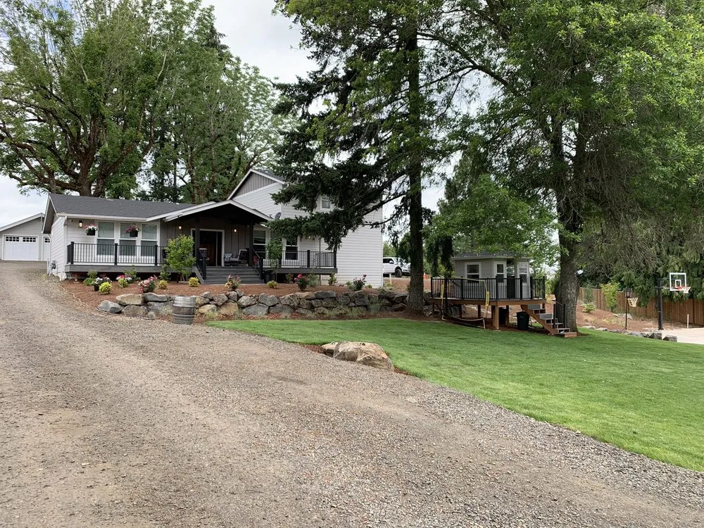 Affordable garden landscaping for residential properties in Salem, OR by Green Acres Landscape