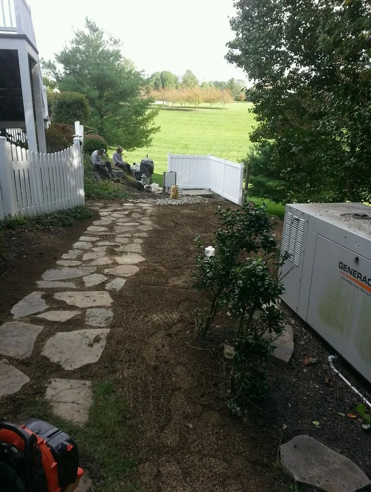 Local landscape installation in Wilmington, DE by Green Acres Lawn & Landscaping