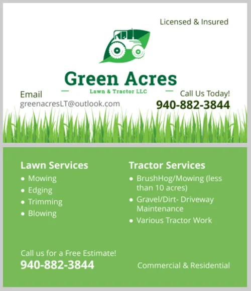 Custom residential landscaping experts serving Wichita Falls, TX - Green Acres Lawn & Tractor