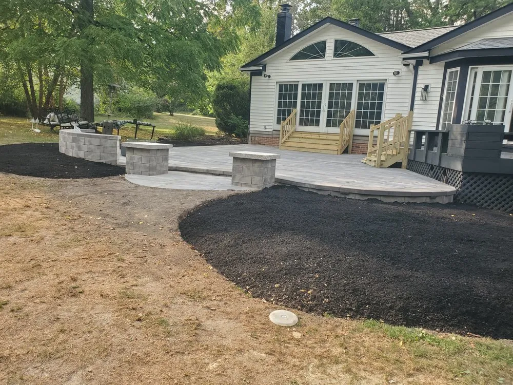 Custom yard cleanup service for residential properties in Bedford Heights, OH by Green acres services