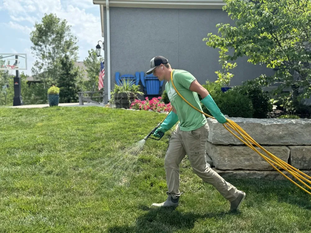 Custom residential landscaping near you in Paola, KS by Green Again Lawn