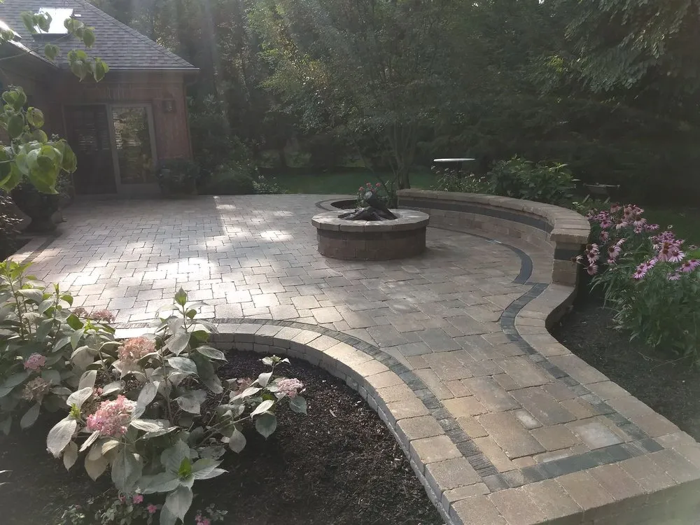 Custom landscape installation in Minerva, OH - Green America Landscapes