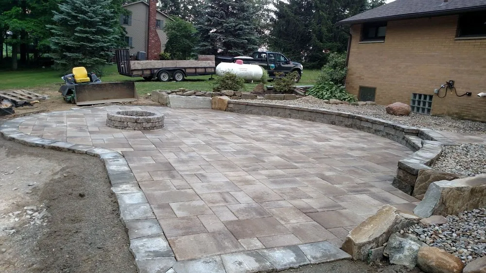 Custom landscape installation for beautiful yards across Minerva, OH - Green America Landscapes