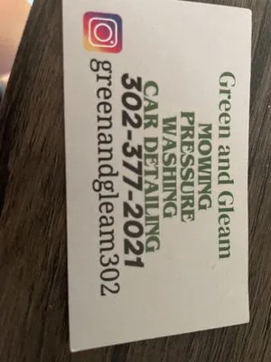 Green And Gleam Logo