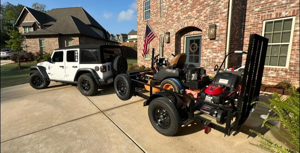 Professional landscape installation in Birmingham, AL - Green and Gold Lawn Care