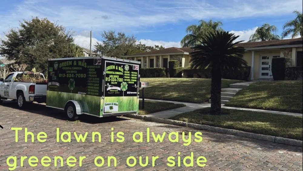 Trusted outdoor landscaping experts serving Tampa, FL - Green and Mas Lawn Service