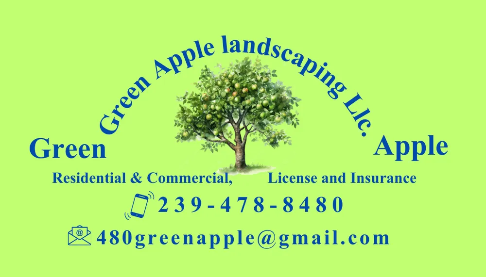 Local outdoor landscaping in Immokalee, FL by Green Apple