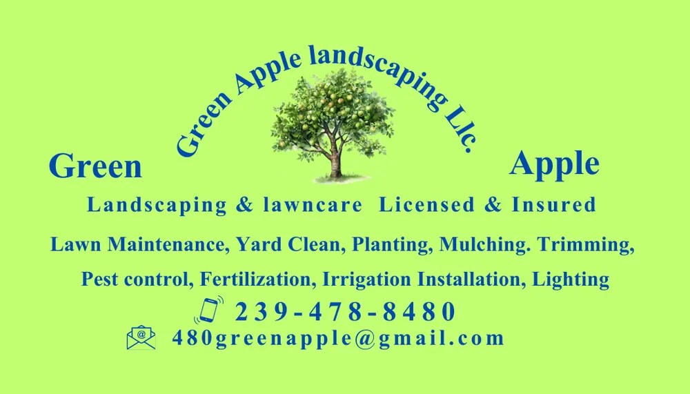 Expert lawn mowing service for outdoor upgrades across Immokalee, FL - Green Apple