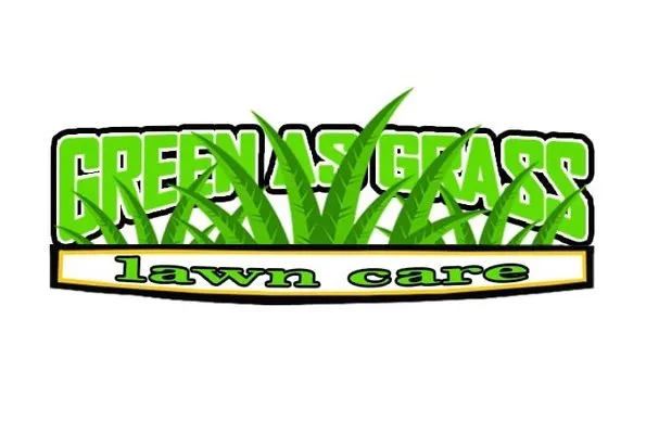 Green As Grass Lawn Care Logo