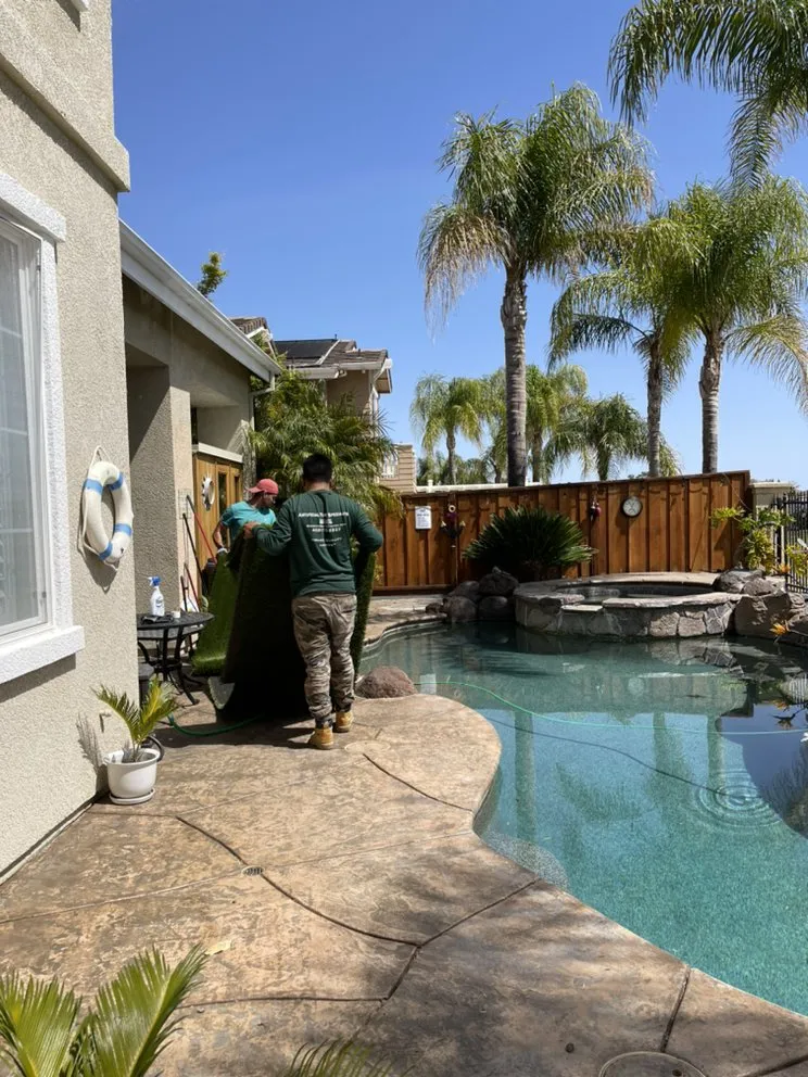 Affordable outdoor landscaping for homes in Walnut Creek, CA by Green Bay Artificial Grass