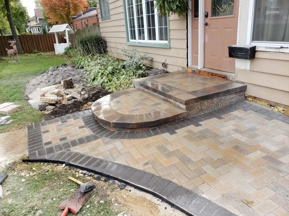 Expert outdoor landscaping for residential properties in West Chicago, IL by Green Bay Landscaping
